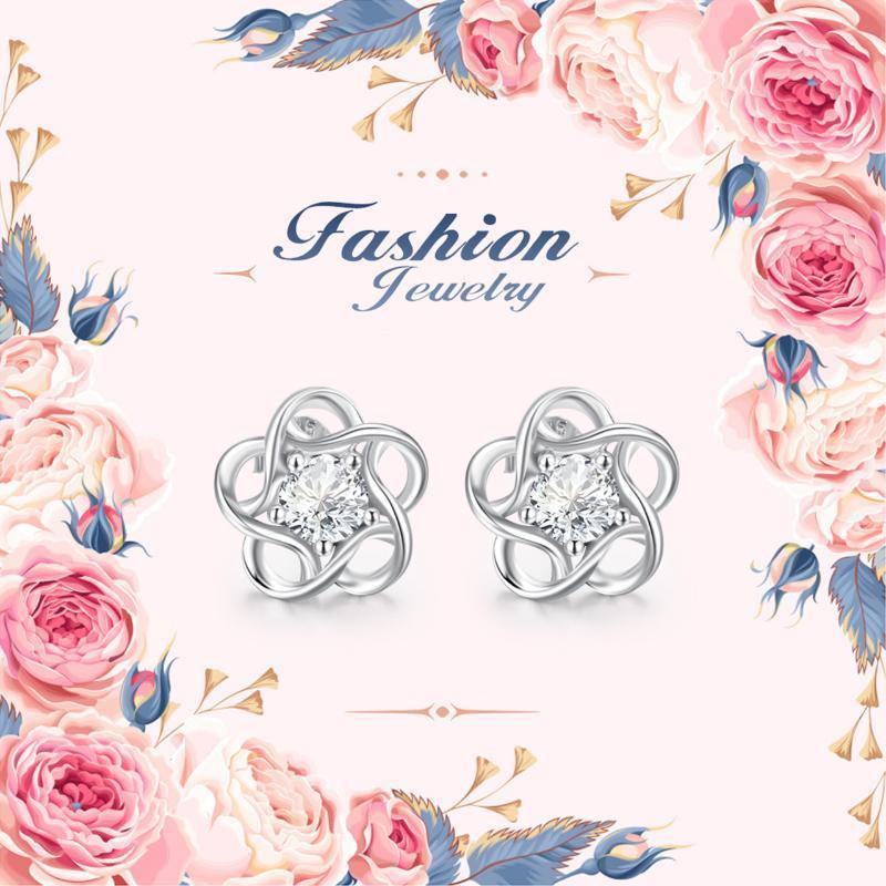 Flower Stud Earrings