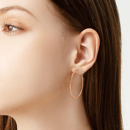 Circle Endless Hoop Earrings