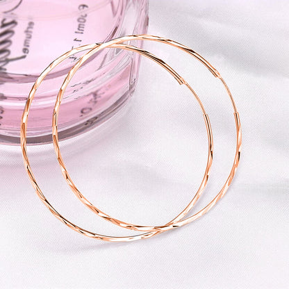 Circle Endless Hoop Earrings