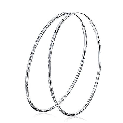 Circle Endless Hoop Earrings