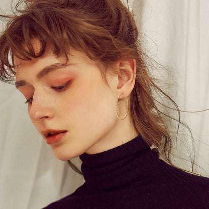 Circle Endless Hoop Earrings