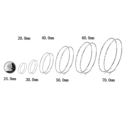Circle Endless Hoop Earrings